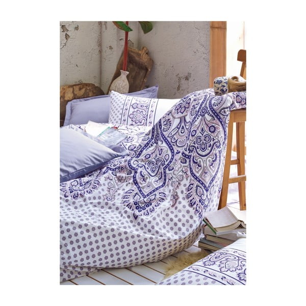 Pamučna posteljina za bračni krevet Vesta, 200 x 220 cm-image-1