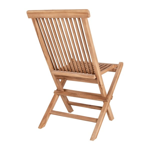 Vrtne stolice u setu 2 kom od masivnog drveta u prirodnoj boji Toledo – House Nordic-image-4