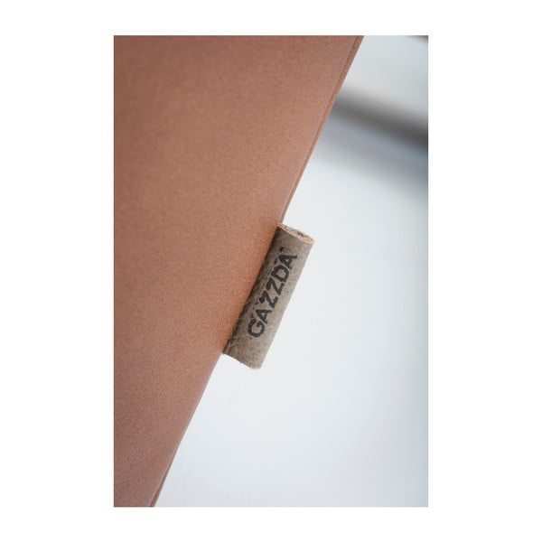 Kauč od smeđe bivolje kože s masivnom hrastovom konstrukcijom Gazzda Fawn, 240 cm-image-2