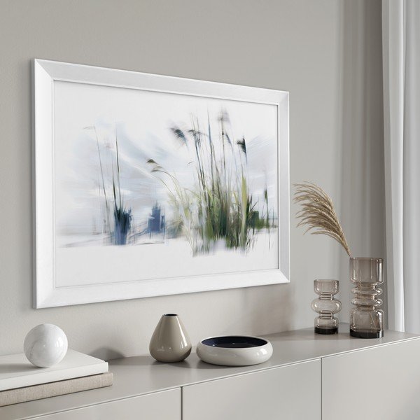 Tiskana slika s okvirom 56x75 cm Blue Grasses – Styler-image-2