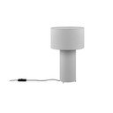 Svijetlo siva stolna lampa (visina 40 cm) Bale – Trio