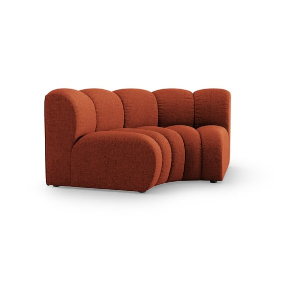 Ciglasta modularna sjedeća garnitura od šenila (promjenjiva) Lupine – Micadoni -image-1