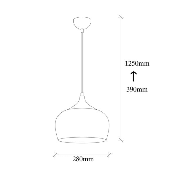 Smeđa viseća svjetiljka Opviq lights Sağlam-image-3