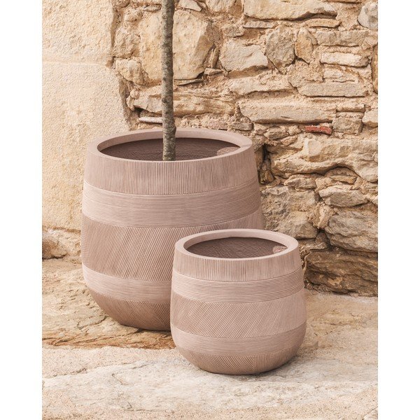 Betonske navlake za tegle u kompletu 2 kom ø 50 cm Tival – Kave Home-image-1