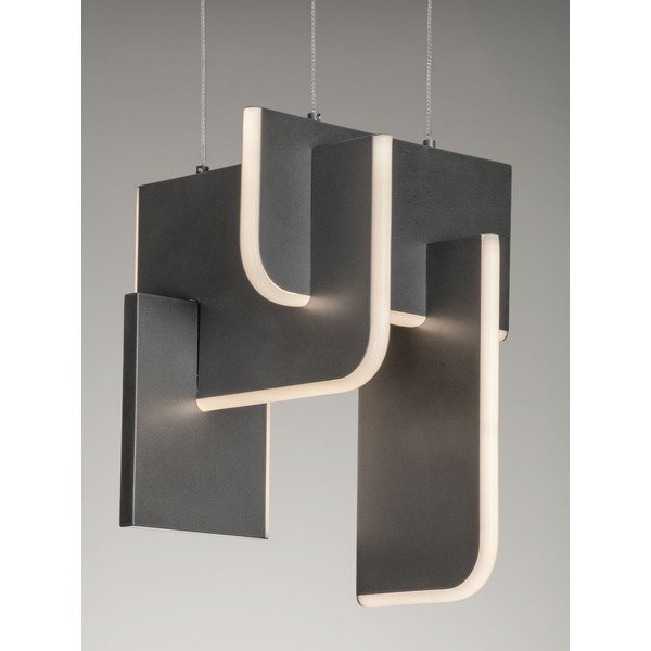 Svijetlo siva metalna LED viseća svjetiljka s mogućnosti zatamnjivanja Totem – Nova Luce-image-1