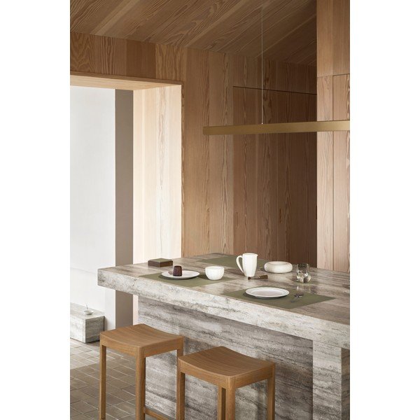 Smeđa dekorativna drvena kutija za pohranu 11x11x3 cm Square S – LIND DNA-image-1