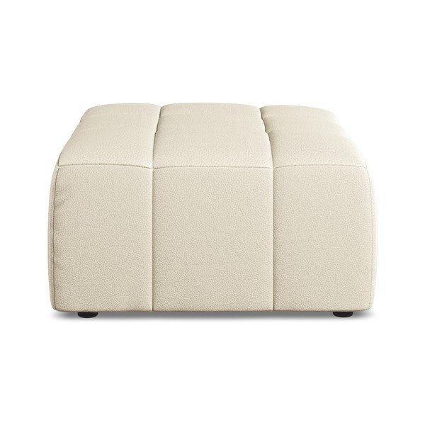 Bež tabure od imitacije kože Aloha – Makamii