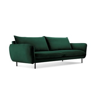 Zelena baršunasta sofa Cosmopolitan Design Vienna, 230 cm