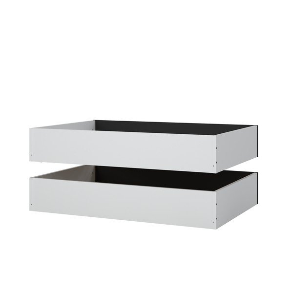 Crne ladice za ispod kreveta u setu 2 kom 90x190/140x190 cm Naia – Tvilum-image-4