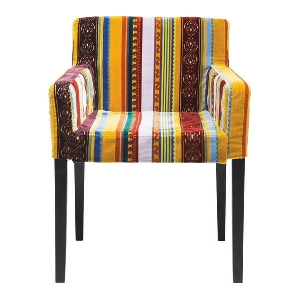 Šarena stolica s naslonima za ruke Kare Design Very British