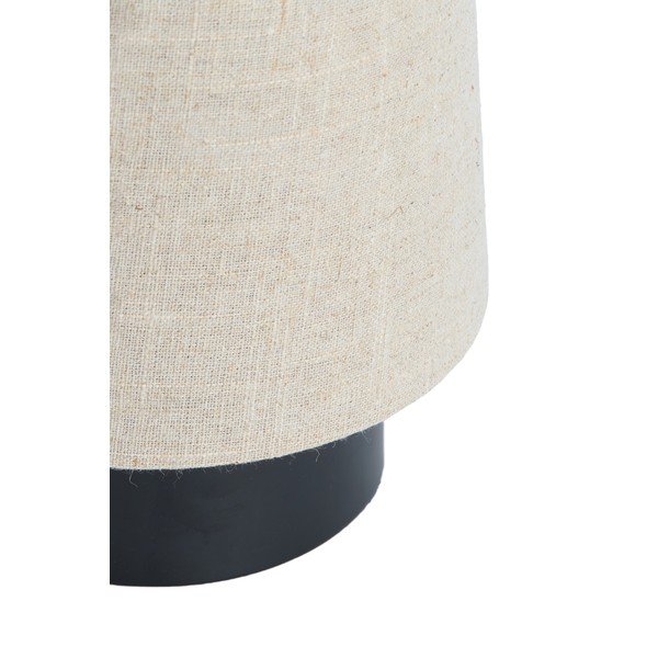 Bež metalna stolna lampa s tekstilnim sjenilom (visina 42 cm) Howie – Light & Living-image-4