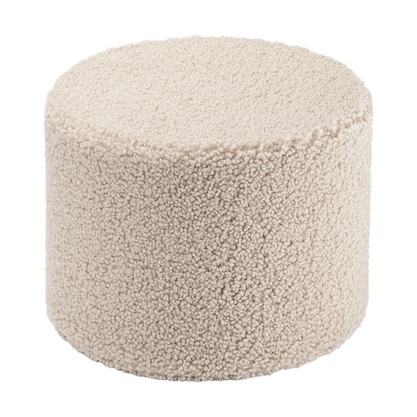 Svjetlo smeđi dječji tabure od bouclé tkanine – Wigiwama