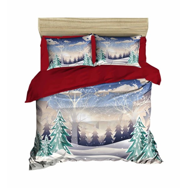 Božićna posteljina za bračni krevet sa Josipovim plahtama, 200 x 220 cm