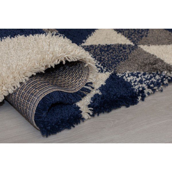 Tamnoplavi tepih Flair Rugs Nuru, 80 x 150 cm-image-3