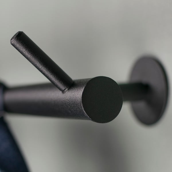 Crna metalna zidna vješalica 55 cm Odin – Spinder Design-image-4