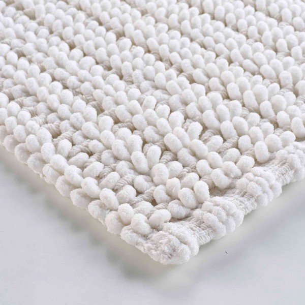 Bijela kupaonska prostirka 50x80 cm Voltis – douceur d'intérieur-image-3