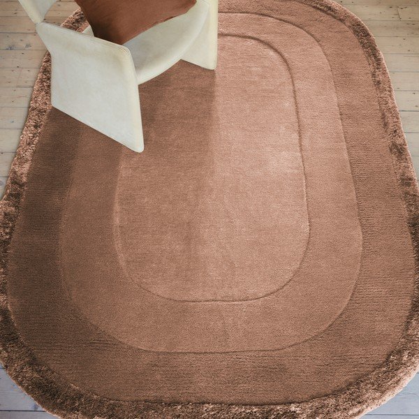 Ciglasti ručno rađen tepih od mješavine vune 160x230 cm Halo – Asiatic Carpets-image-1