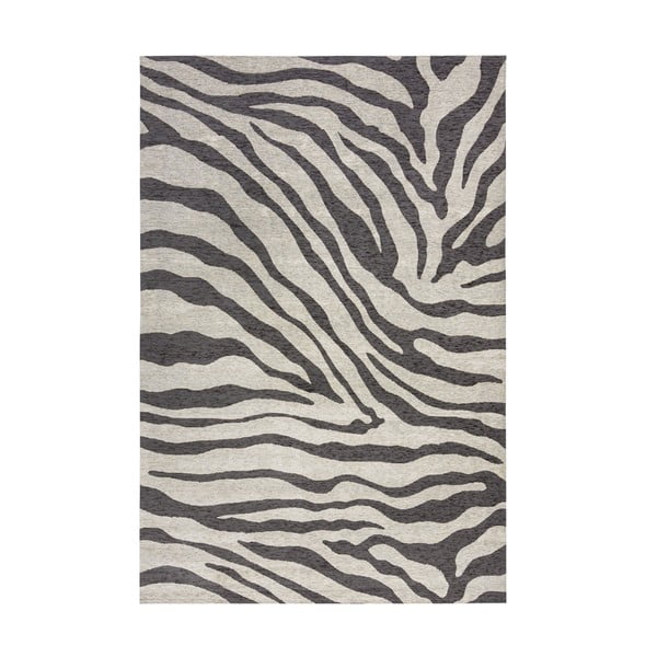 Crno-sivi tepih Flair Rugs Zebra, 155 x 230 cm