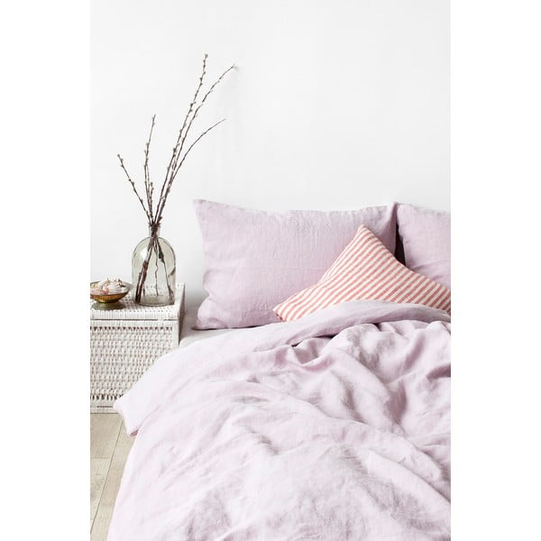 Lanena jastučnica boje lavande Linen Tales, 70 x 90 cm-image-1