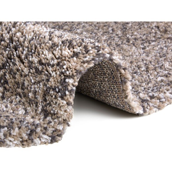 Bež okrugli tepih ø 120 cm Shag – Hanse Home-image-2