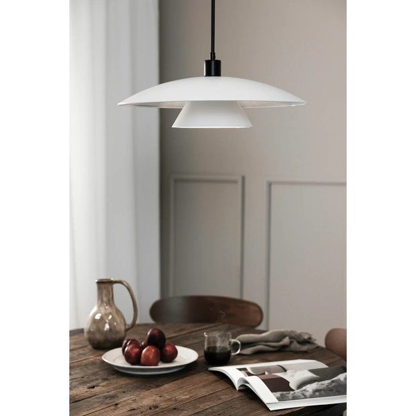 Crno-bijela viseća lampa s metalnim sjenilom ø 50 cm Millinge - Markslöjd-image-1