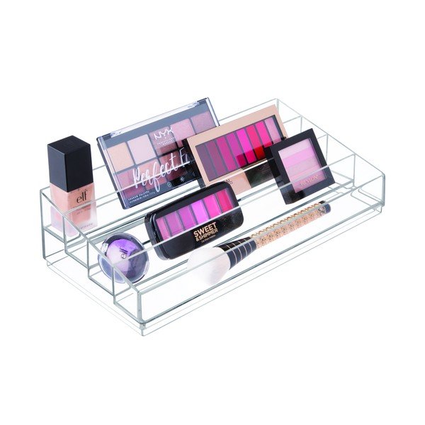 Prozirni iDesign Clarity stalak za kozmetiku, 20 x 34 cm-image-1