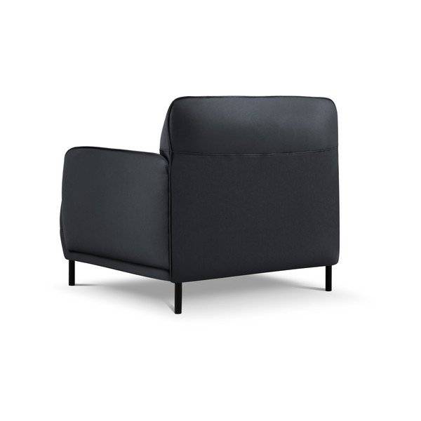 Plava kožna fotelja Windsor & Co Sofas Neso-image-3