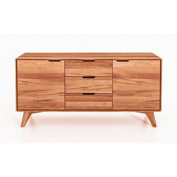 Niska komoda od bukovog drveta 134x63 cm Greg - The Beds-image-1