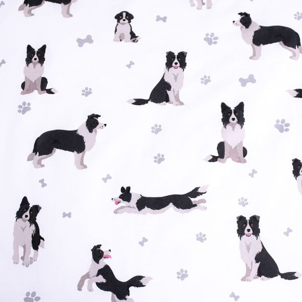 Pamučna dječja posteljina za krevet za jednu osobu 140x200 cm Border Collie – Jerry Fabrics-image-3