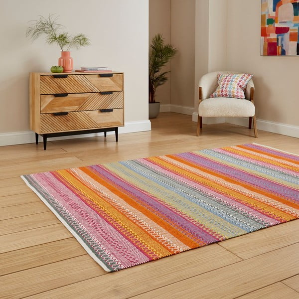 Ručno rađen pamučan tepih 120x170 cm Cascade Bright Multi – Think Rugs-image-2