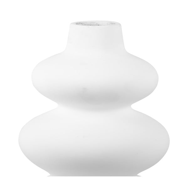 Bijela keramička vaza Karlsson Circles, visina 19,4 cm-image-3