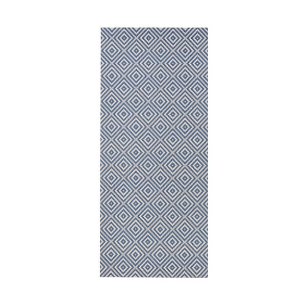 Plavi vanjski tepih NORTHRUGS Karo, 80 x 150 cm