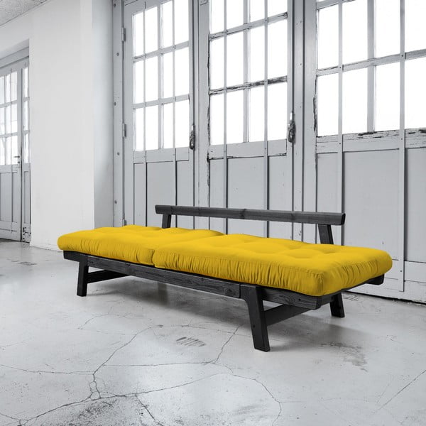 Sofa na razvlačenje Karup Step Black / Amarillo-image-3