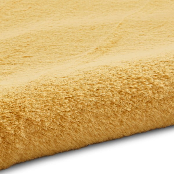 Žuti tepih Think Rugs Teddy, ⌀ 120 cm-image-3
