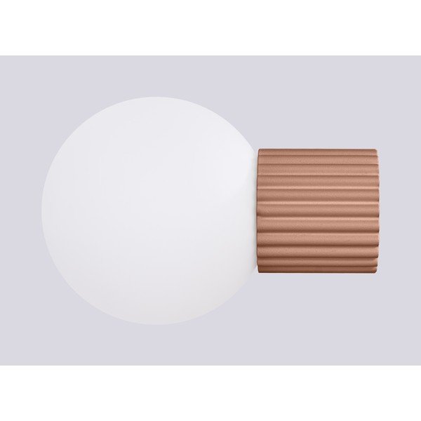 Svjetlo smeđa zidna lampa ø 12 cm Orbital – Sollux-image-4