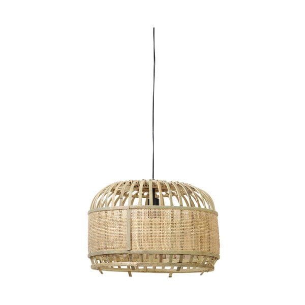Stropna svjetiljka u prirodnoj boji sa sjenilom od bambusa i ratana ø 49 cm Dalika - Light & Living