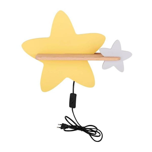 Žuto-bijela dječja lampa Star - Candellux Lighting