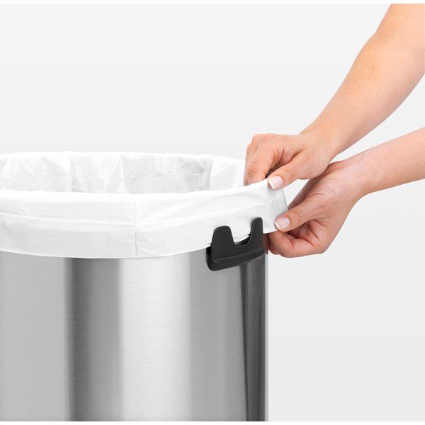 Željezna kanta za smeće u mat srebrnoj boji 60 l Push Bin – Brabantia-image-3
