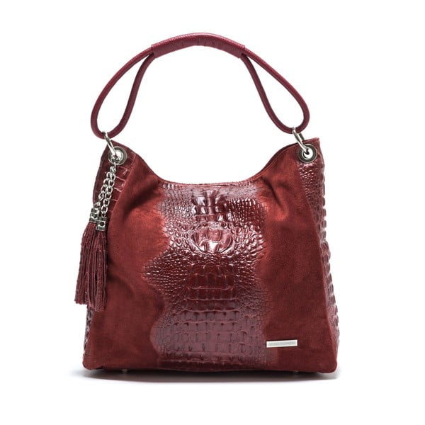 Crvena kožna torbica Isabella Rhea Coco