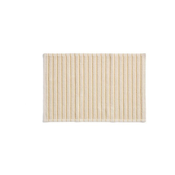 Žuta /bež tekstilna kupaonska prostirka 50x80 cm Merade – Kave Home