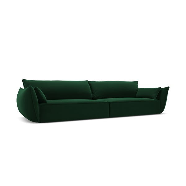 Tamno zelena baršunasta sofa 248 cm Vanda – Mazzini Sofas-image-2
