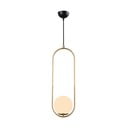 Viseća svjetiljka zlatne boje Squid Lighting Arch, visina 146 cm