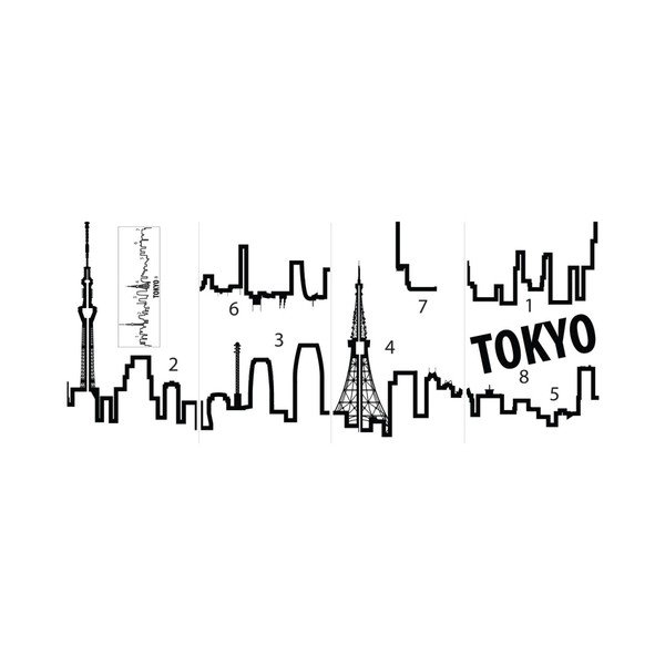 Naljepnica za gradski zid Ambiance Tokyo-image-2