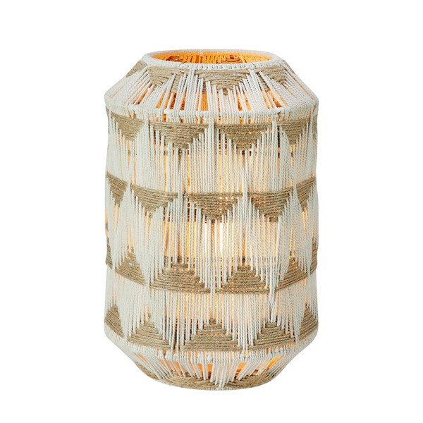 Stolna lampa u prirodnoj boji s tekstilnim sjenilom/sa sjenilom od jute (visina 35 cm) Ano – Markslöjd