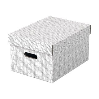 Sada 3 bílých úložných boxů Leitz Eselte, 26,5 x 36,5 cm