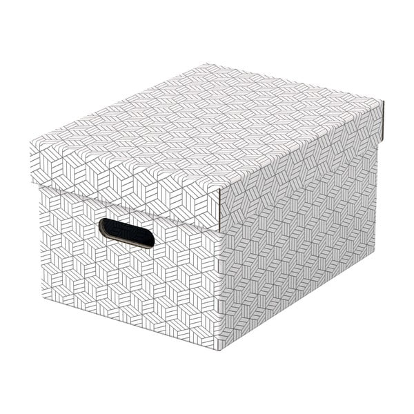 Sada 3 bílých úložných boxů Leitz Eselte, 26,5 x 36,5 cm