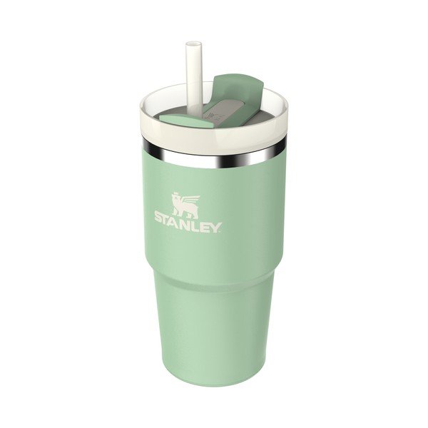 Kadulja zelena termosica od nehrđajućeg čelika sa slamkom 600 ml Quencher H2.0 FlowState Tumbler Pistachio – Stanley-image-1