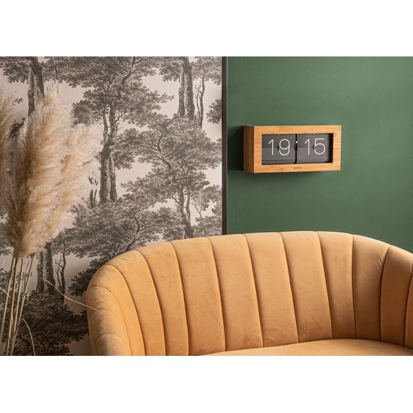 Karamel smeđa baršunasta sofa Leitmotiv Royal-image-1