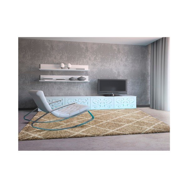 Bež tepih Universal Kasbah Dice, 133 x 190 cm-image-1