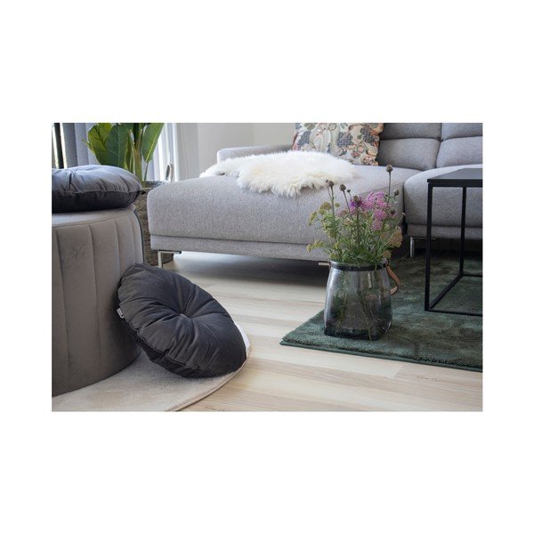 Sivi jastuk s baršunastom navlakom House Nordic Luso, ø 45 cm-image-4